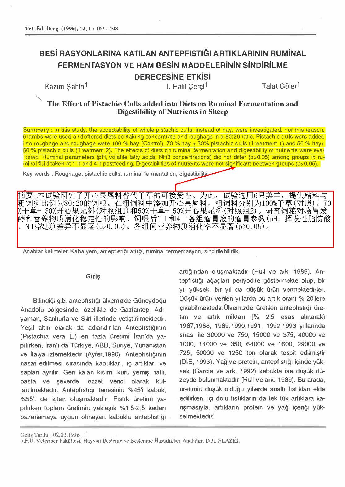 附件2：THE EFFECT OF PISTACHIO CULIS ADDED INTO DIETS ON RUMINAL FERMENTATION AND DIGESTIBILITY OF NUTRIENTS IN SHEEP_頁(yè)面_1.jpg